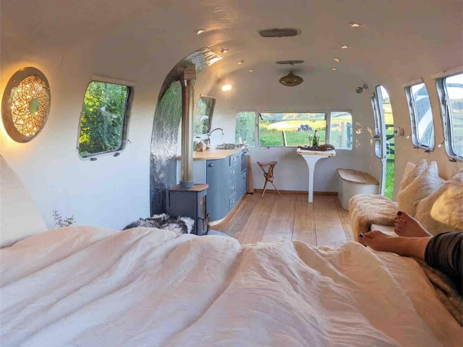 Airstream, Vintage American Caravan & Hottub اشبورتون المظهر الخارجي الصورة