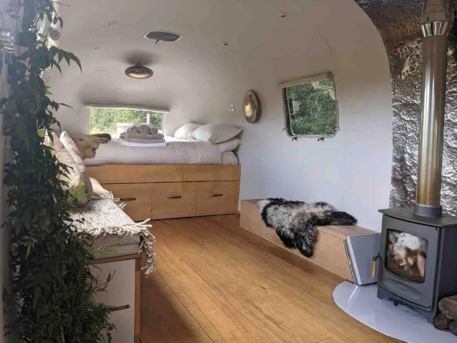Airstream, Vintage American Caravan & Hottub اشبورتون المظهر الخارجي الصورة